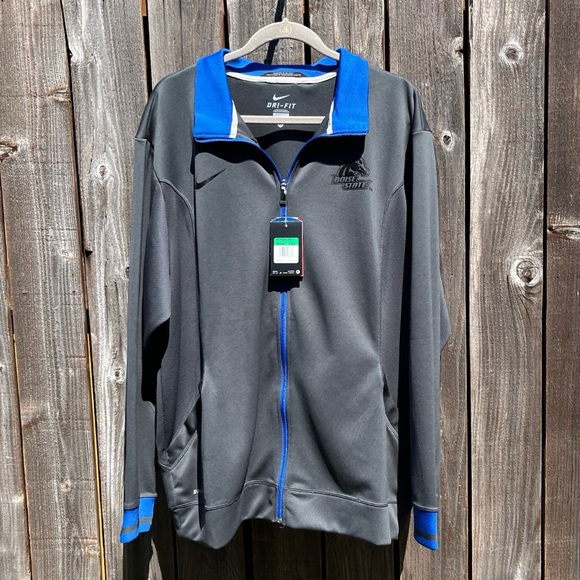 Nike gray boise state bronco athletic jacket XL